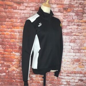 Puma Scaderia Ferrari MT7 Black and White Track Jacket